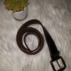 Mens Tommy H Leather Belt
